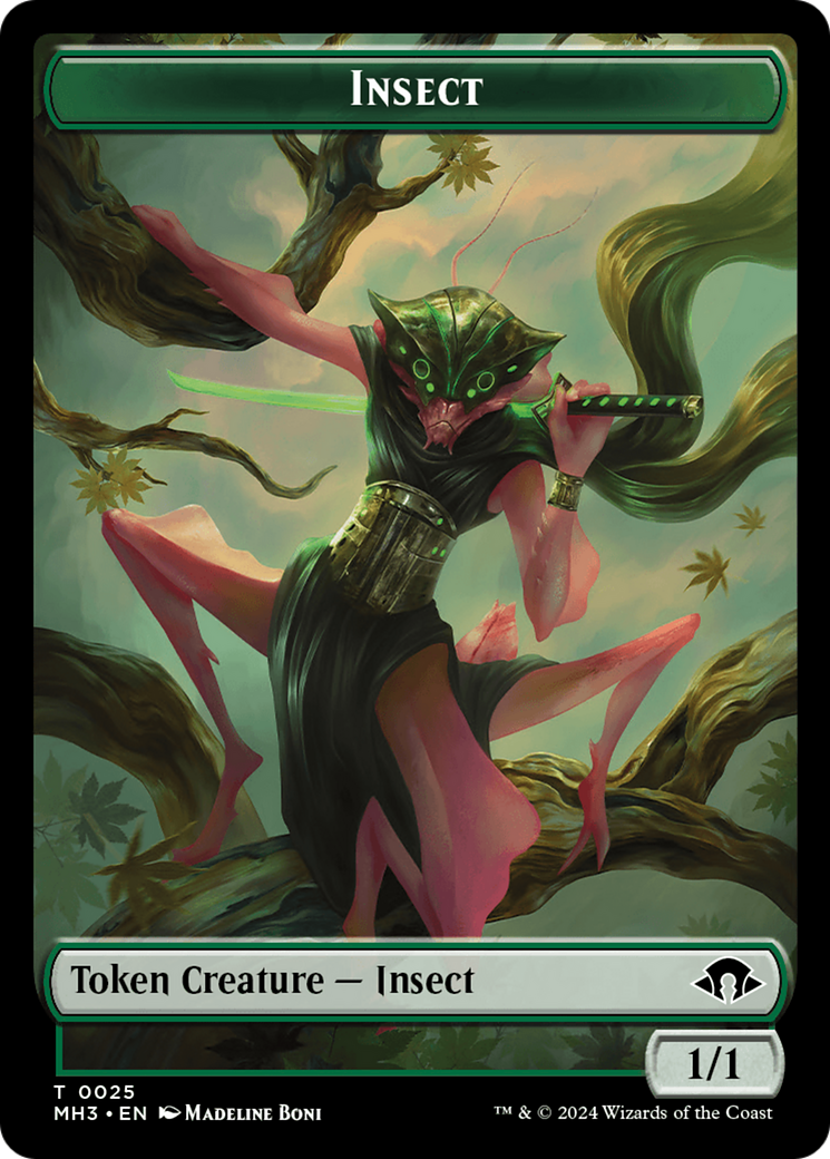 Image of Insect (TMH3-025) - Modern Horizons 3 Tokens Foil