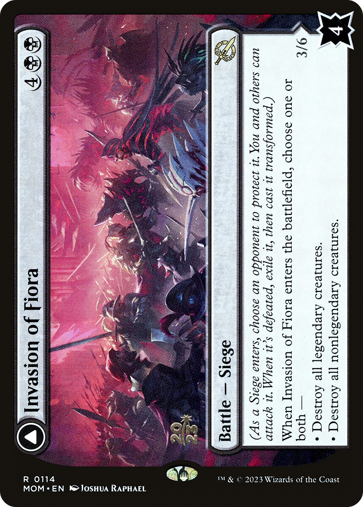 Image of Invasion of Fiora (PRE-114) - March of the Machine Promos Foil