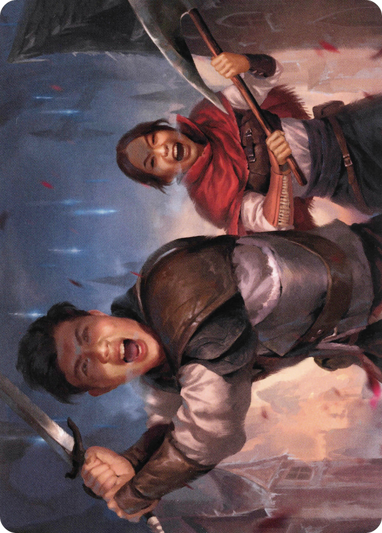 Image of Daybreak Combatants // Daybreak Combatants (AVOW-042) - Crimson Vow Art Series (Borderless) Foil
