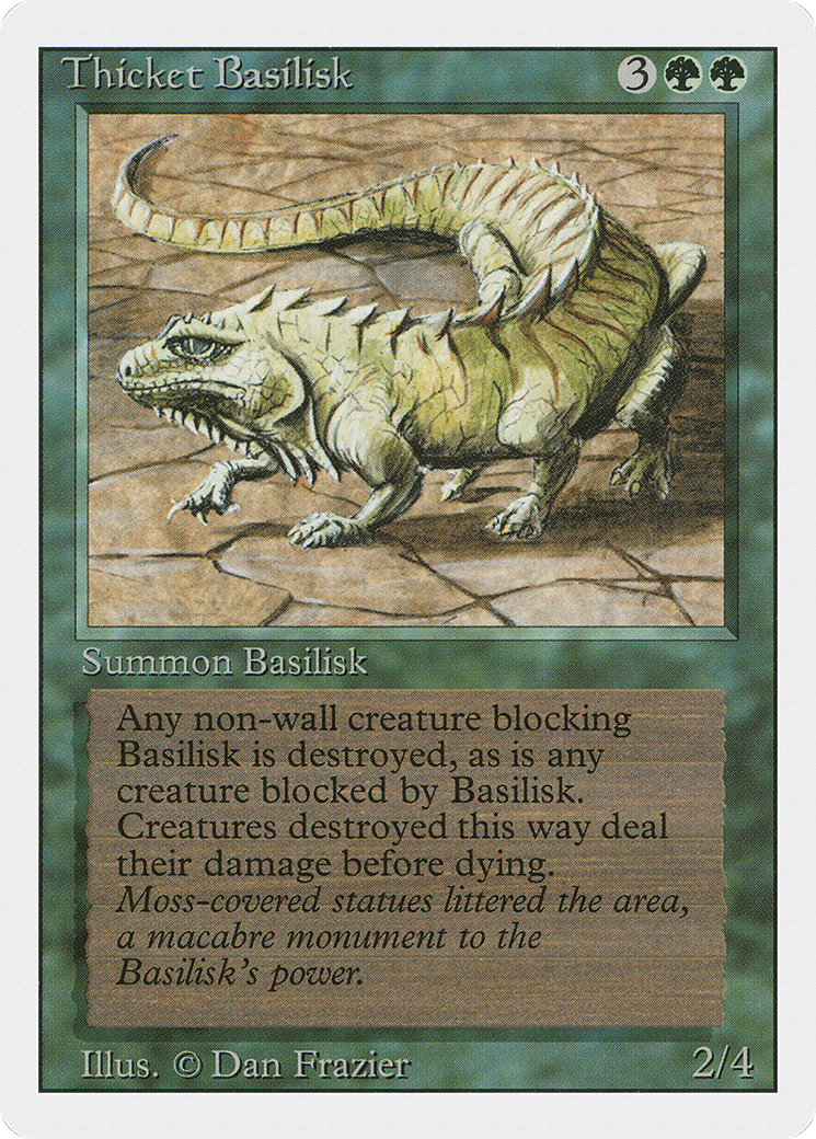 Image of Thicket Basilisk (3ED-) - Revised Edition