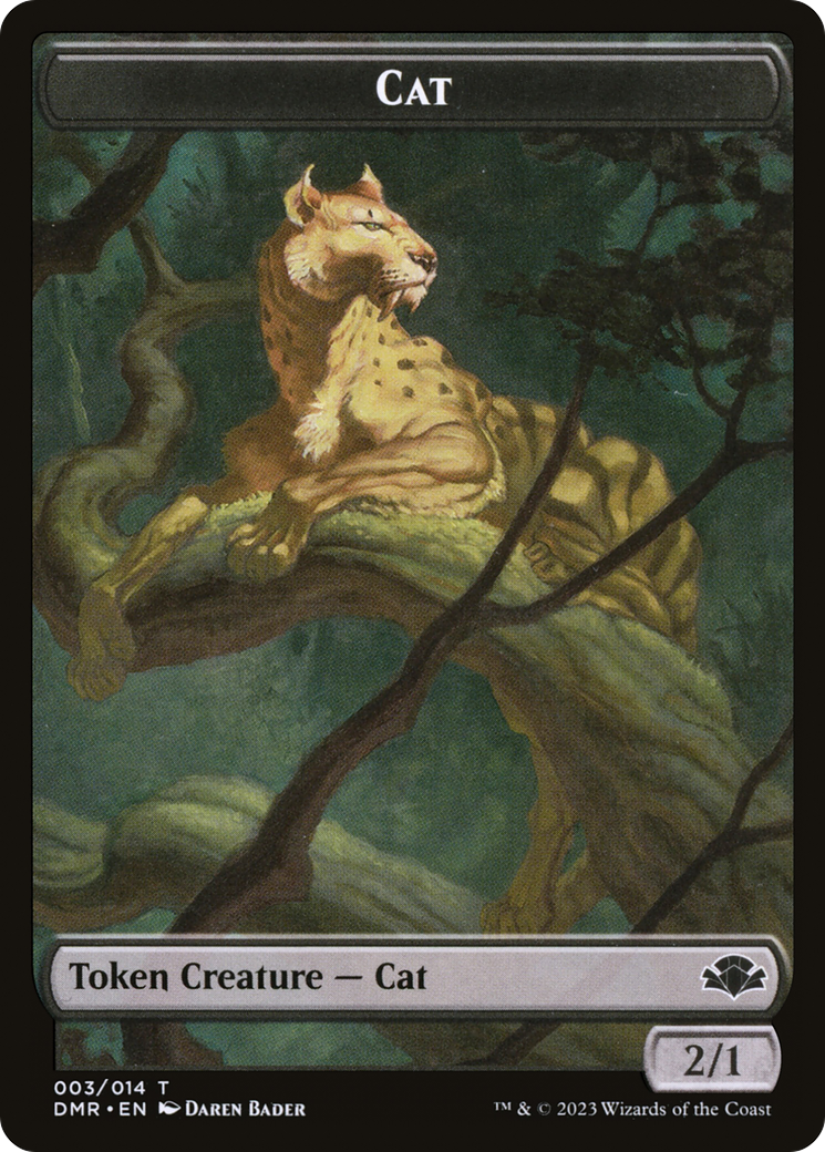 Image of Cat (TDMR-003) - Dominaria Remastered Tokens Foil