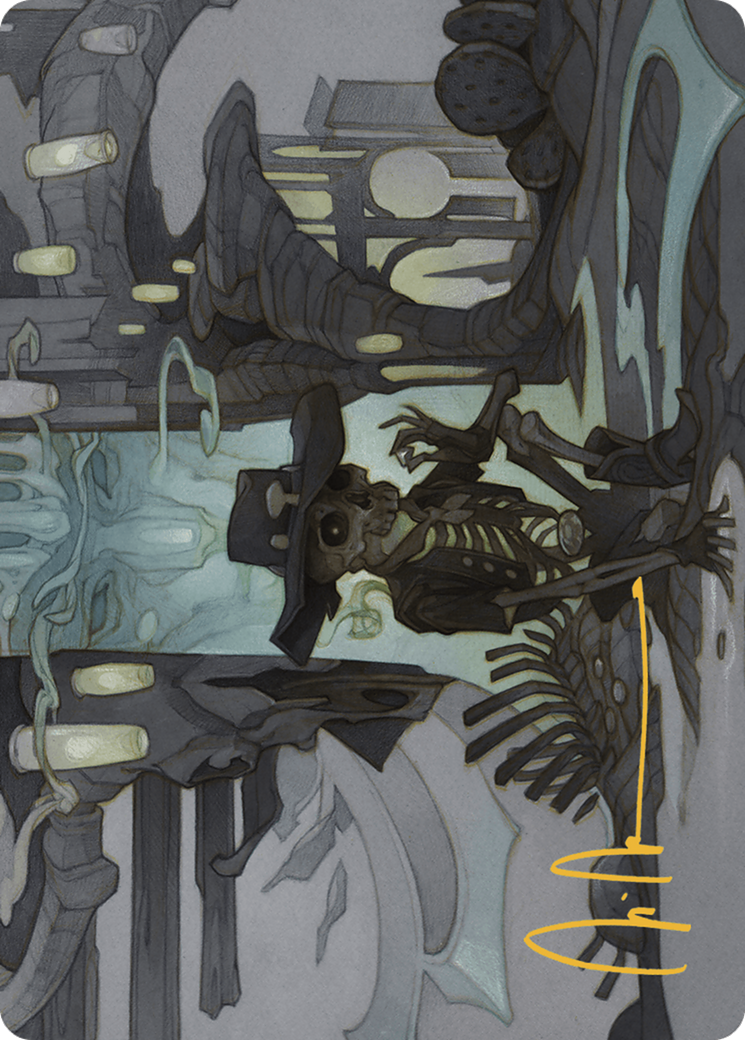 Image of Tinybones Joins Up // Tinybones Joins Up (AOTJ-009) - Outlaws of Thunder Junction Art Series (Borderless) Foil