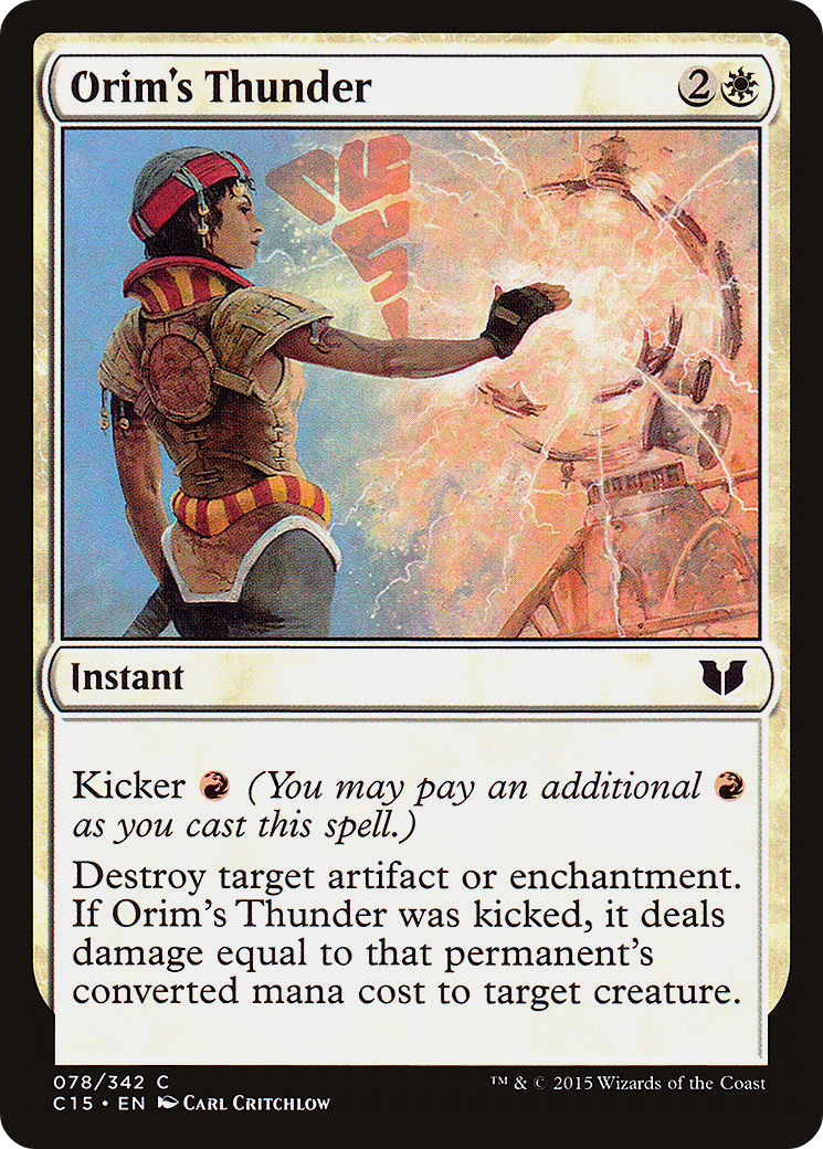 Image of Orim's Thunder (C15-078) - Commander 2015