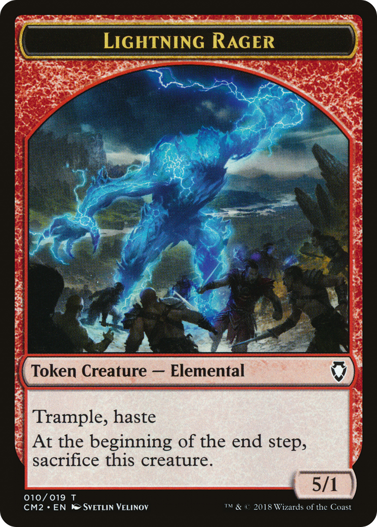 Image of Lightning Rager Token (CM2-010) - Commander Anthology Volume II Tokens