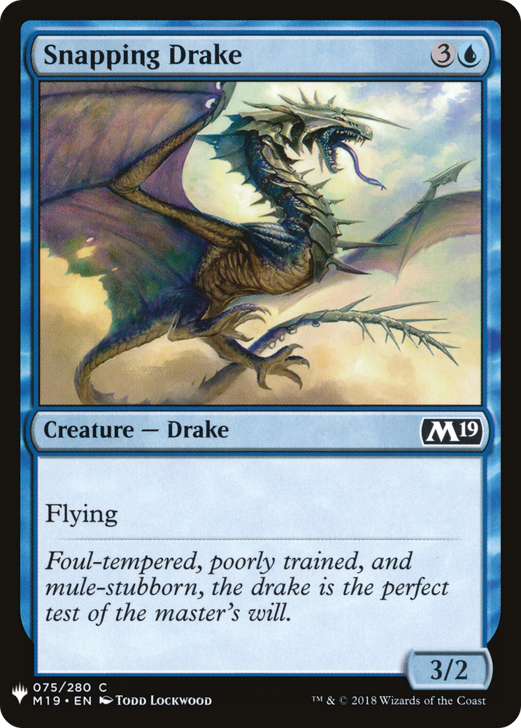 Image of Snapping Drake (LIST-075) - The List