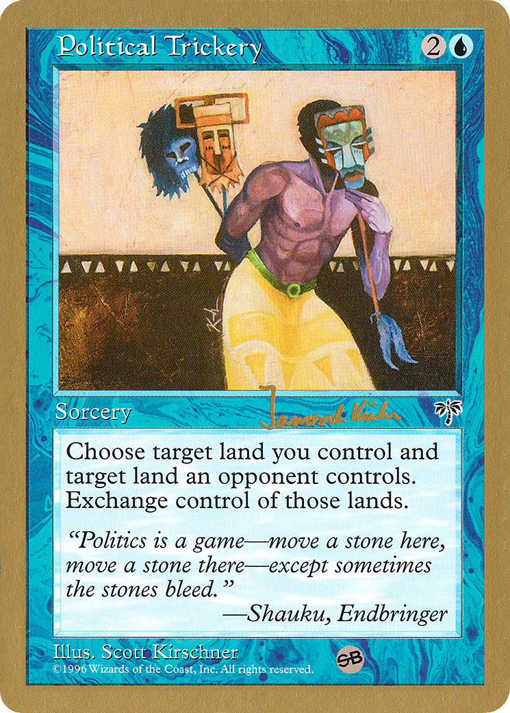 Image of Political Trickery - 1997 Janosch Kuhn (MIR) (SB) (WCD-) - World Championship Decks 1997