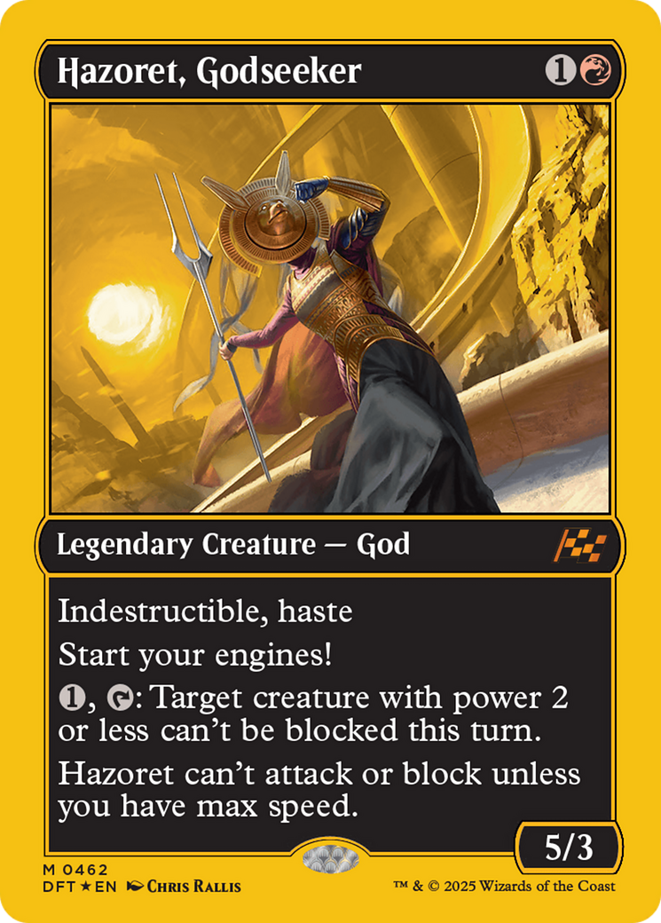 Image of Hazoret, Godseeker (First-Place Foil) (DFT-462) - Aetherdrift Foil