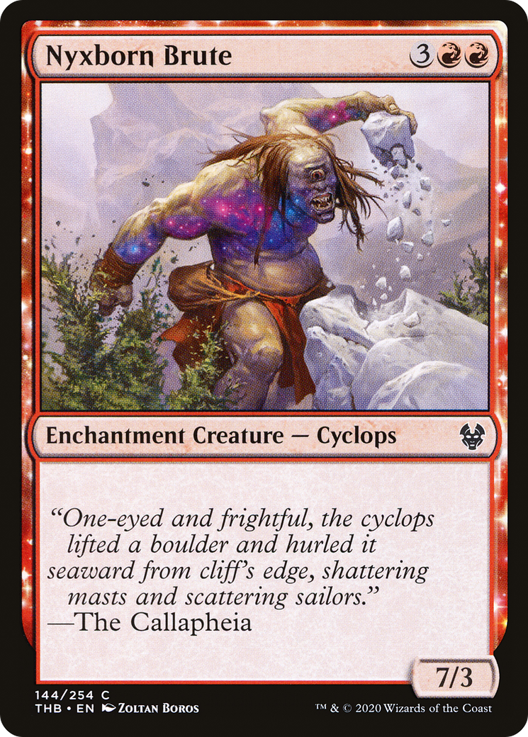 Image of Nyxborn Brute (THB-144) - Theros Beyond Death: (enchantment) Foil