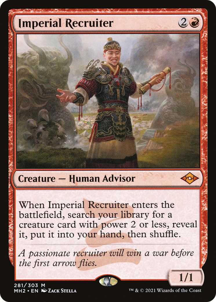 Image of Imperial Recruiter (MH2-281) - Modern Horizons 2 Etched Foil