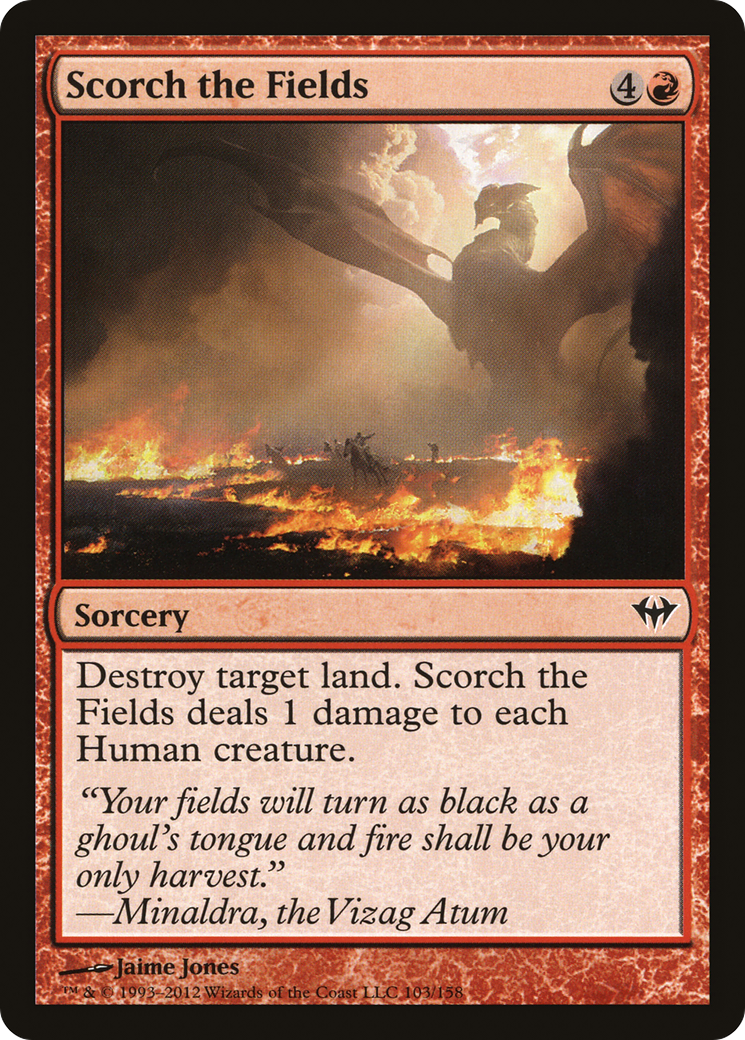 Image of Scorch the Fields (DKA-103) - Dark Ascension