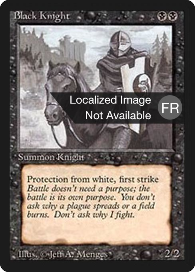 Image of Black Knight (FBB-) - Foreign Black Border