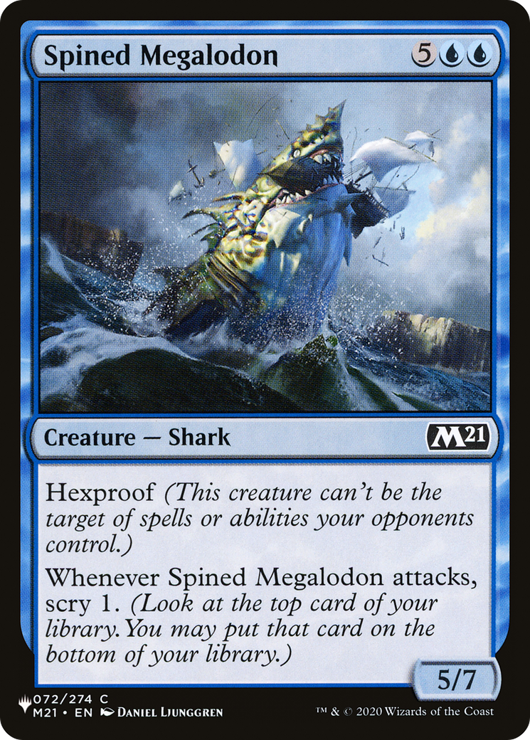 Image of Spined Megalodon (LIST-M21-72) - The List