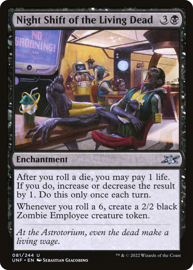 Image of Night Shift of the Living Dead (UNF-081) - Unfinity Foil