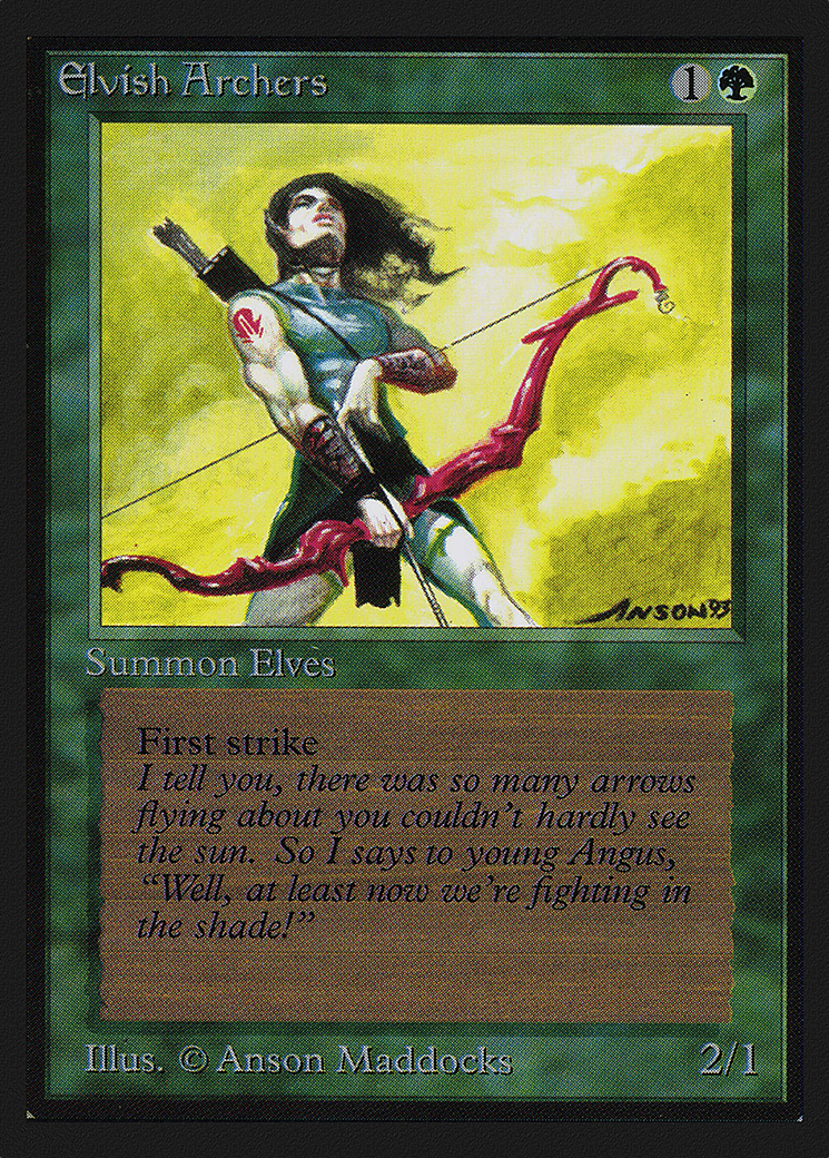 Image of Elvish Archers (CE) (CED-) - Collectors' Edition