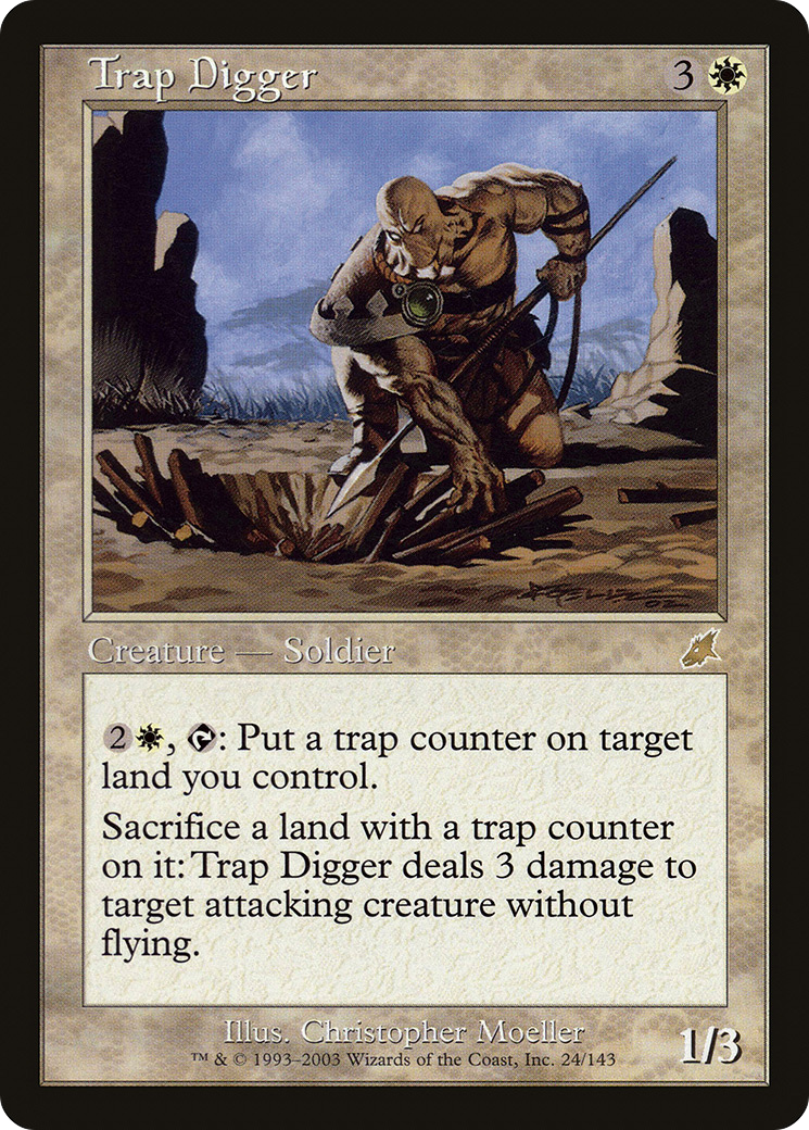 Image of Trap Digger (SCG-024) - Scourge Foil