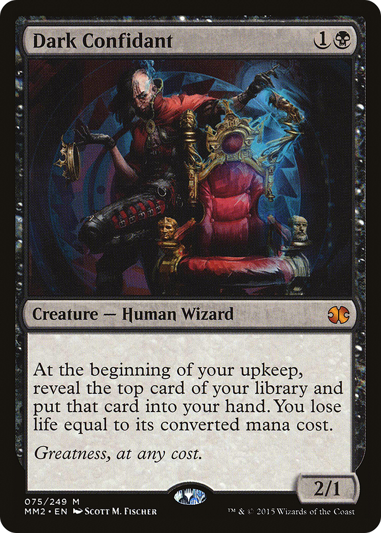 Image of Dark Confidant (MM2-075) - Modern Masters 2015 Foil