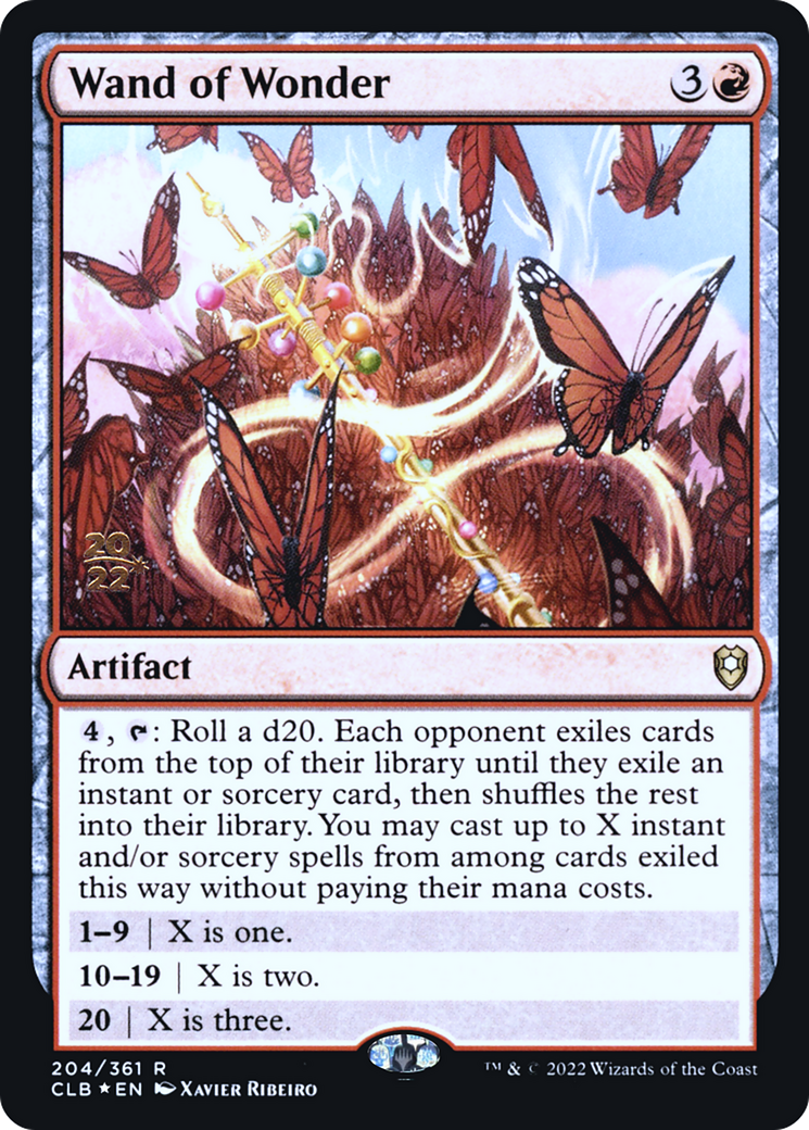 Image of Wand of Wonder (PRE-204) - Battle for Baldur's Gate Promos Foil