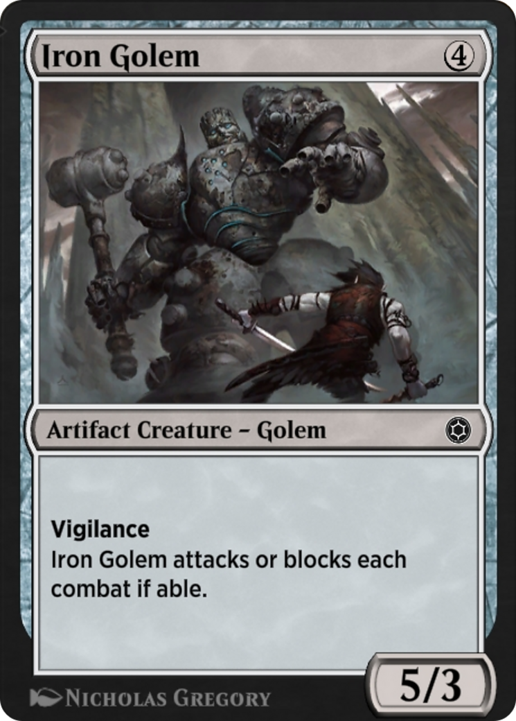 Image of Iron Golem (HBG-258) - Alchemy Horizons: Baldur's Gate