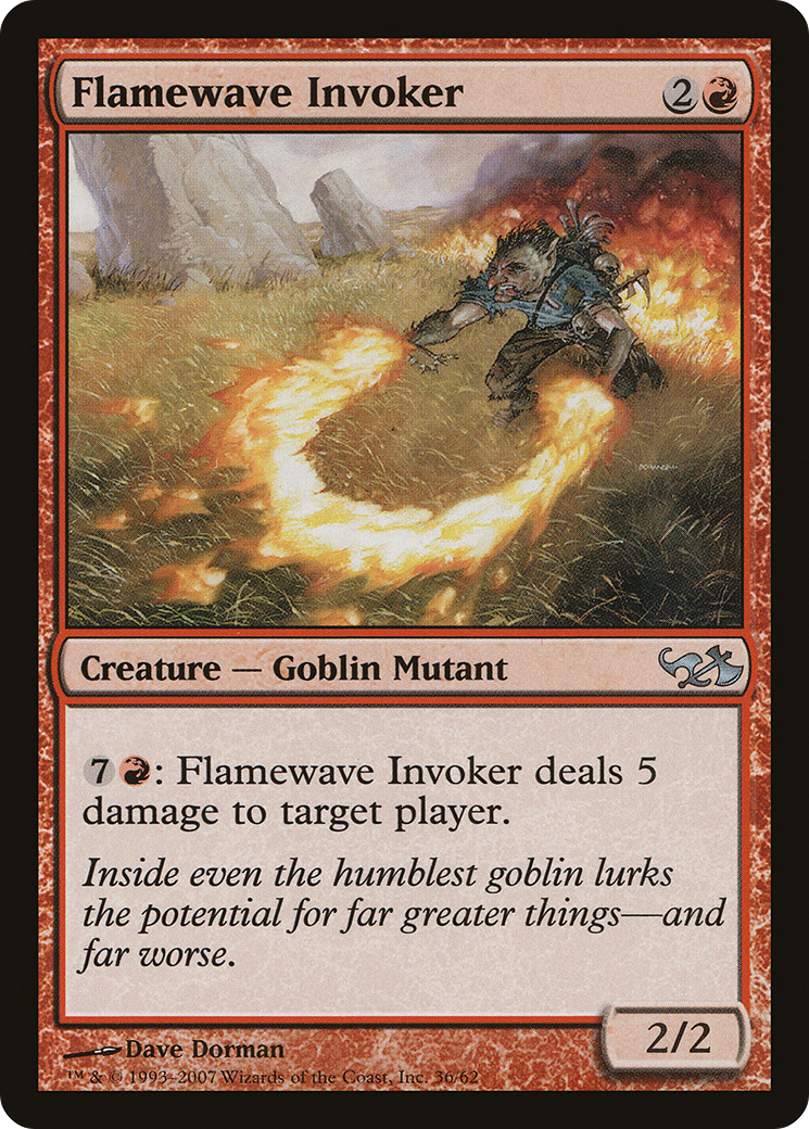 Image of Flamewave Invoker (EVG-036) - Duel Decks: Elves vs. Goblins