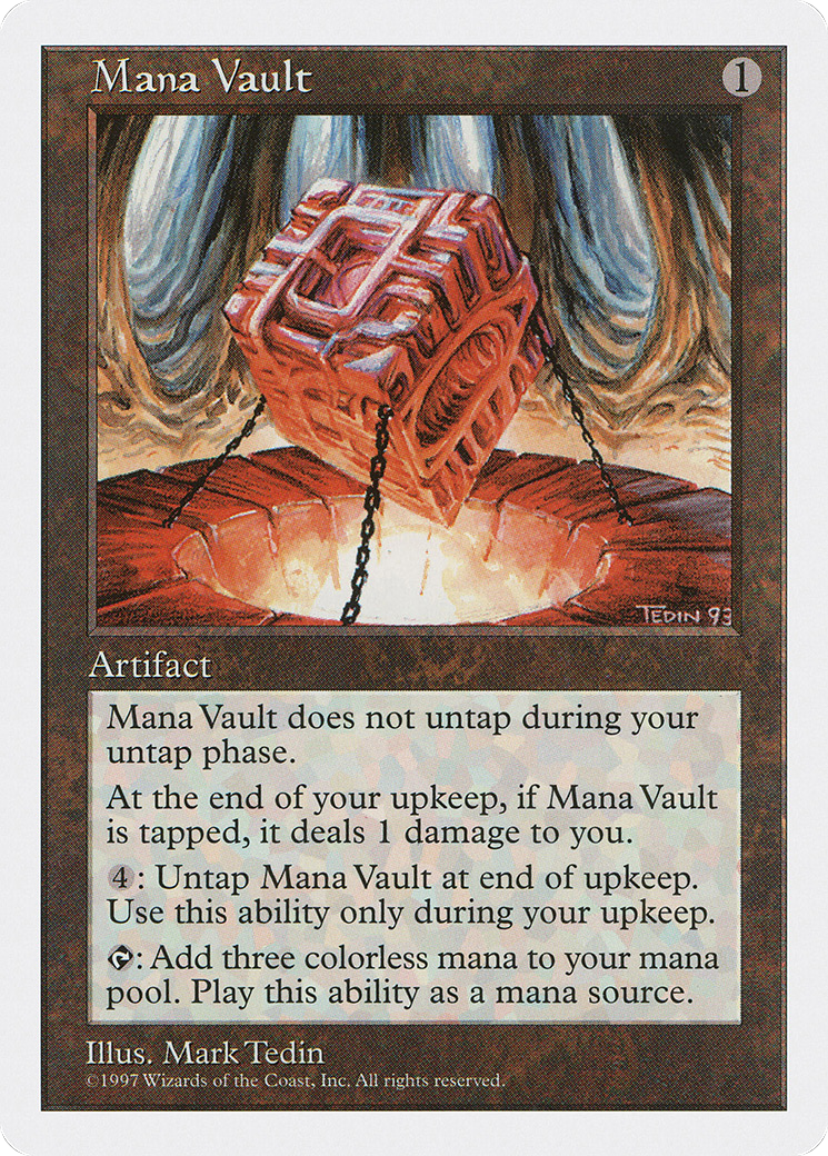 Image of Mana Vault (5ED-388) - Fifth Edition