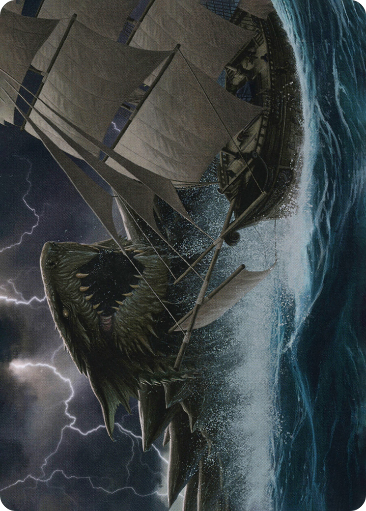 Image of Dragon Turtle // Dragon Turtle (AAFR-010) - Adventures in the Forgotten Realms Art Series (Borderless) Foil