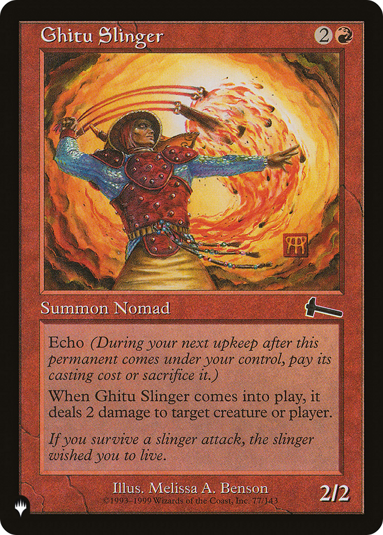 Image of Ghitu Slinger (LIST-ULG-77) - The List