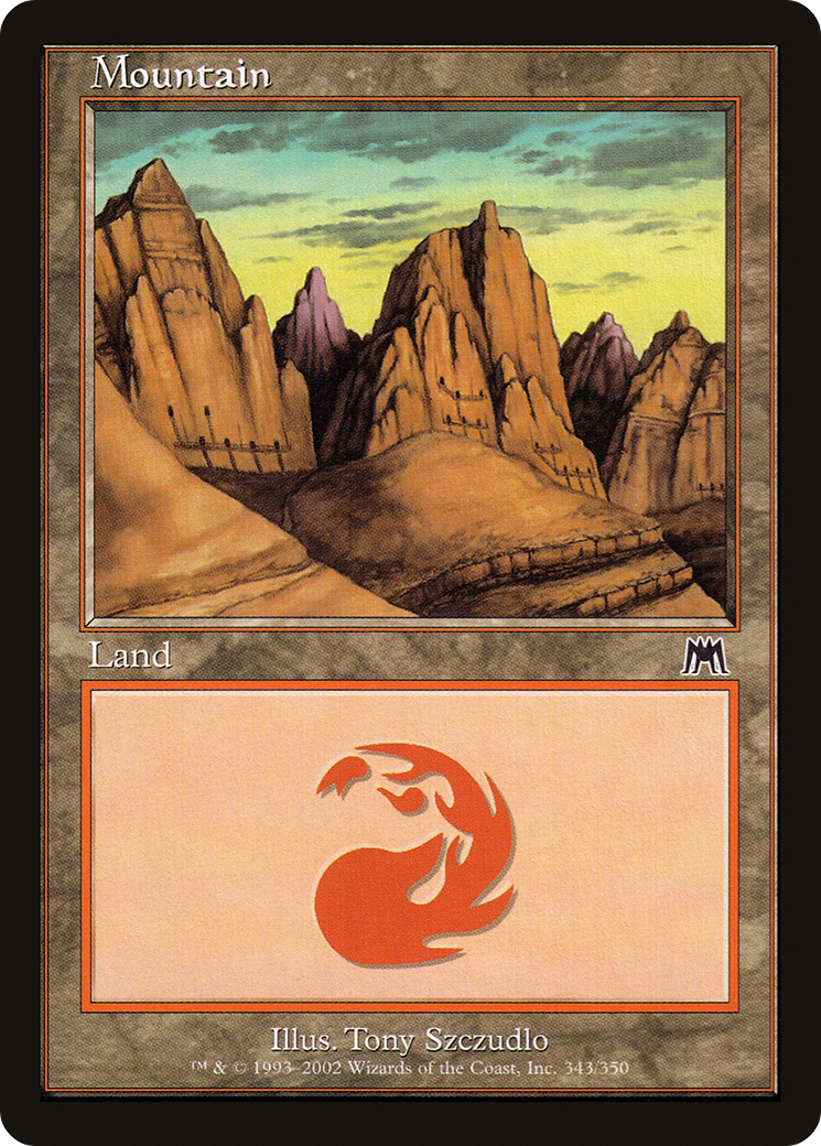 Image of Mountain (343) (ONS-343) - Onslaught Foil