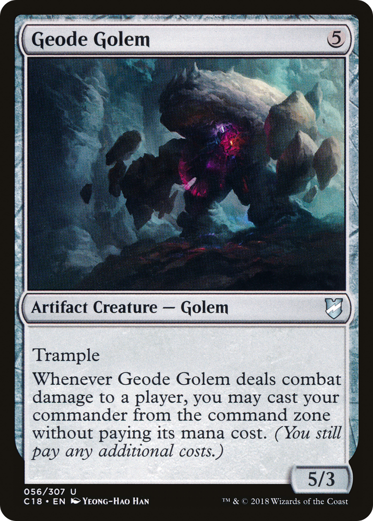 Image of Geode Golem (C18-056) - Commander 2018