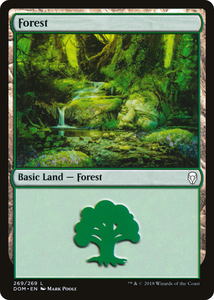 Image of Forest (269) (DOM-269) - Dominaria Foil