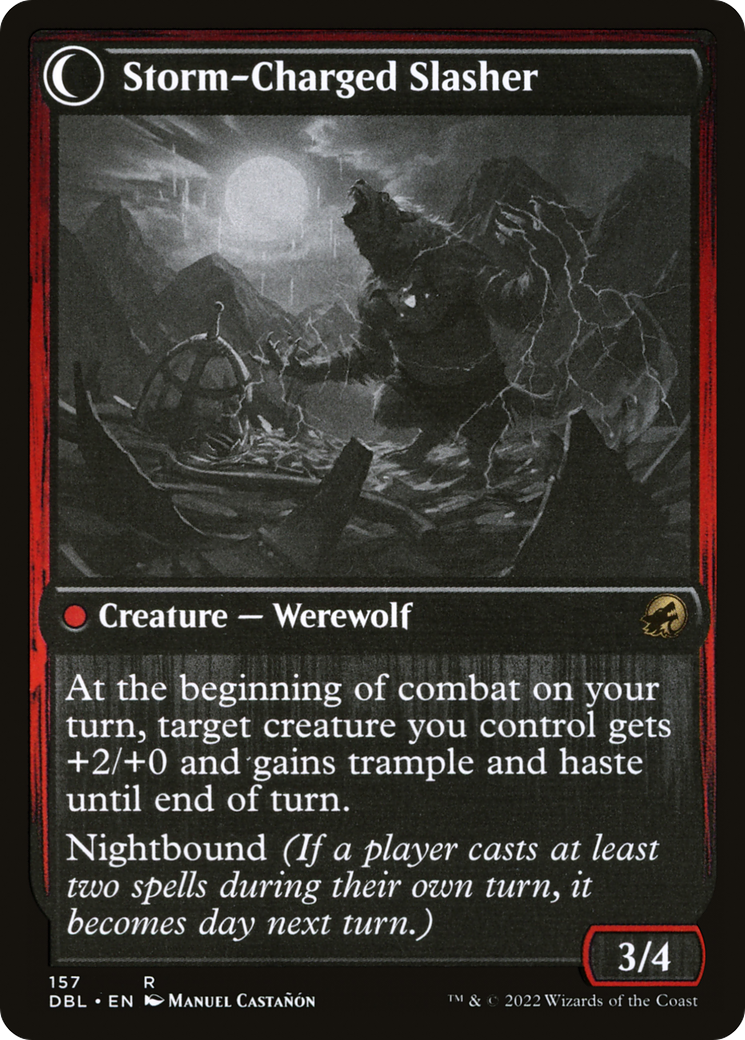 Image of Reckless Stormseeker (DBL-157) - Innistrad: Double Feature: (Double Faced Transform)