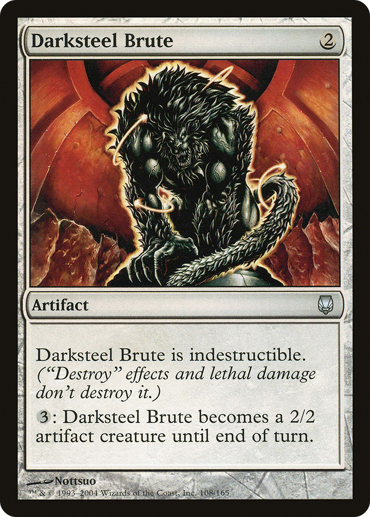 Image of Darksteel Brute (DST-108) - Darksteel Foil