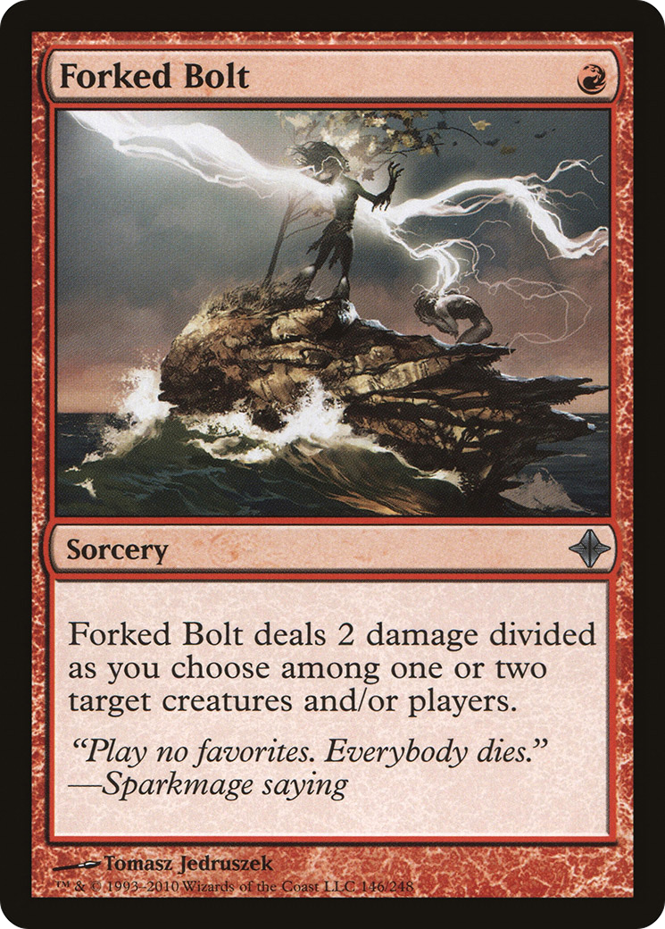 Image of Forked Bolt (ROE-146) - Rise of the Eldrazi Foil