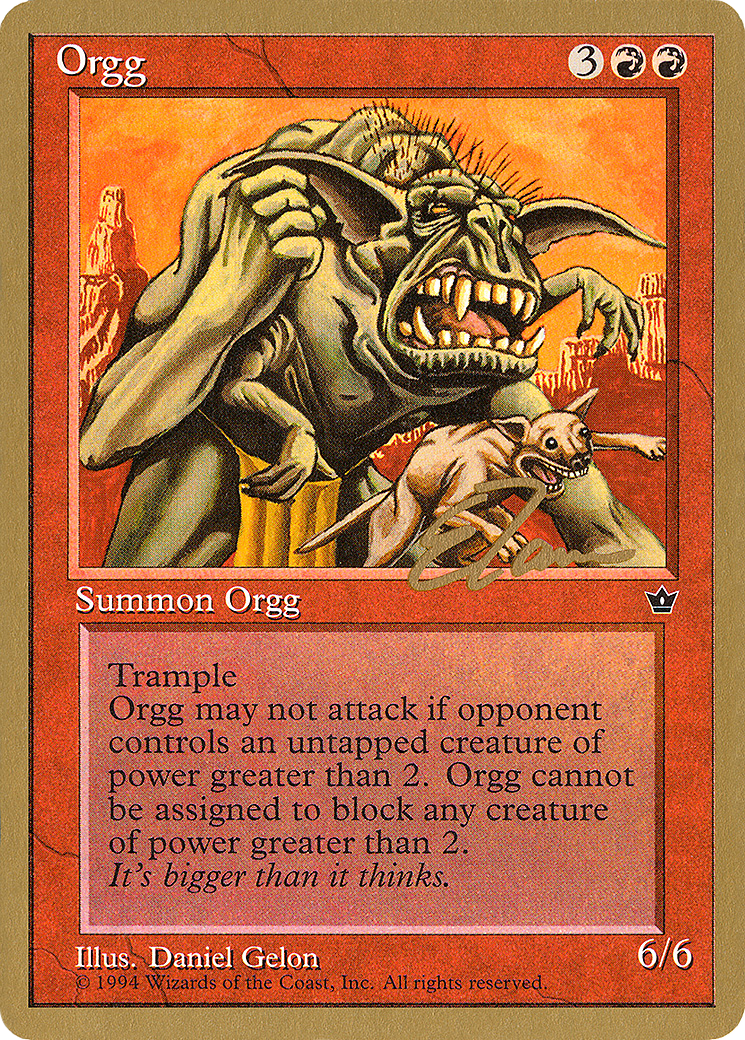 Image of Orgg - 1996 Eric Tam (FEM) (WCD-) - Pro Tour Collector Set