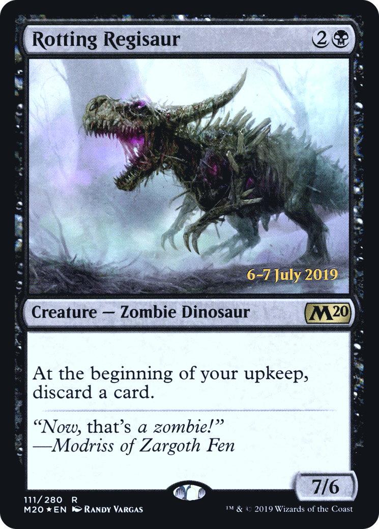 Image of Rotting Regisaur (PRE-111) - Core Set 2020 Promos Foil