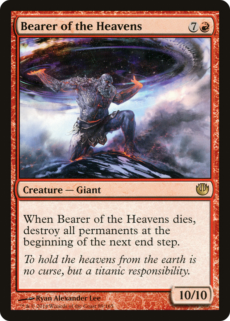 Image of Bearer of the Heavens (JOU-089) - Journey into Nyx Foil