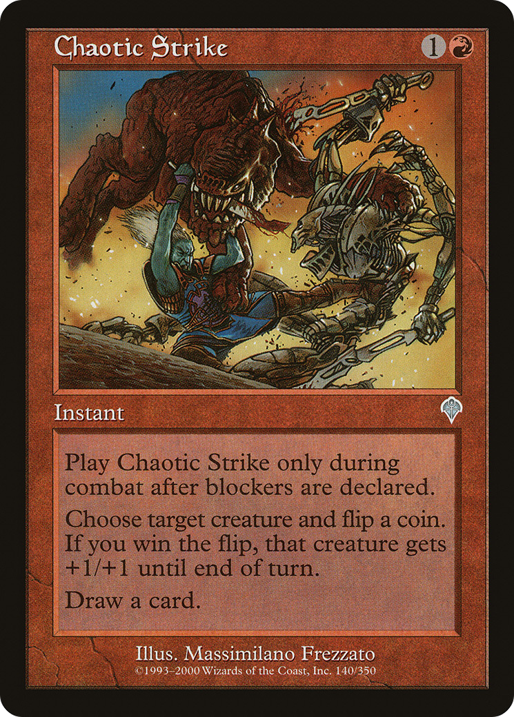 Image of Chaotic Strike (INV-140) - Invasion Foil