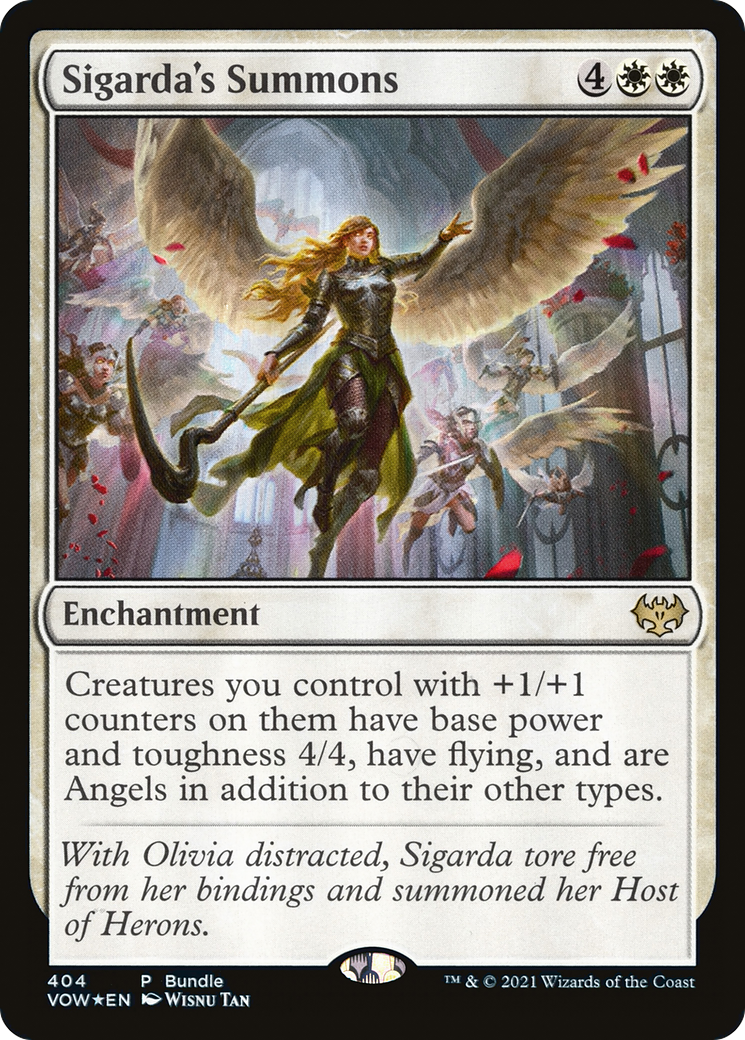 Image of Sigarda's Summons (VOW) (UMP-404) - Innistrad: Crimson Vow Foil