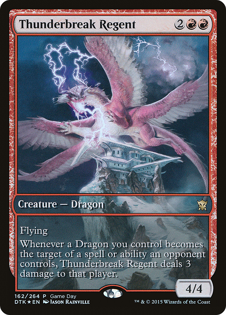 Image of Thunderbreak Regent (GAME-162) - Dragons of Tarkir Promos Foil