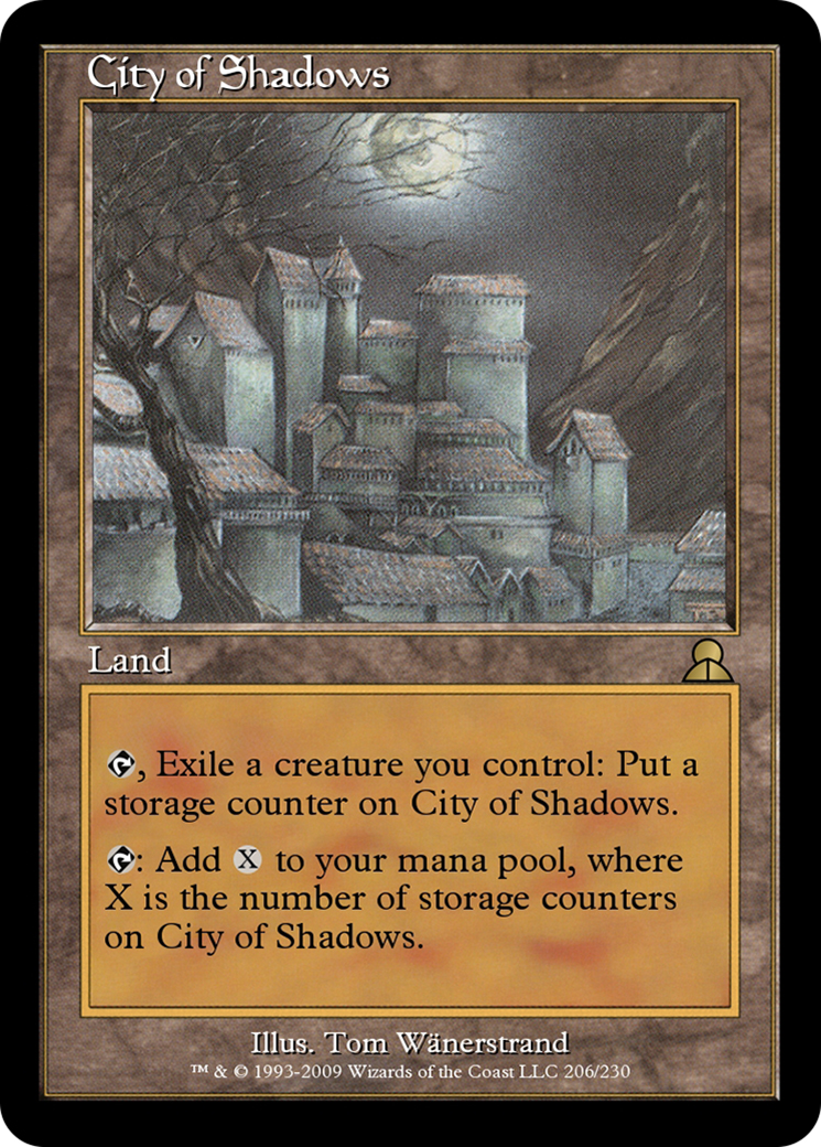 Image of City of Shadows (ME3-206) - Masters Edition III Foil