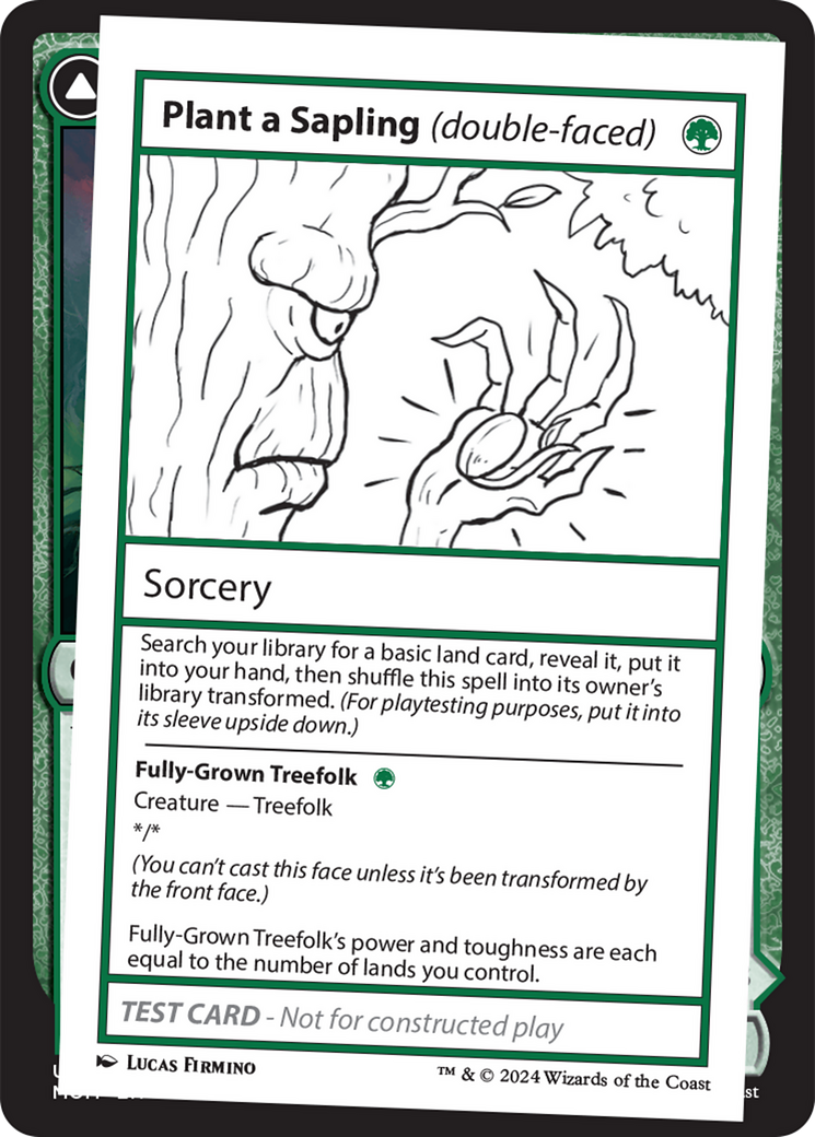 Image of Plant a Sapling (double-faced) (MB2PC-) - Mystery Booster 2