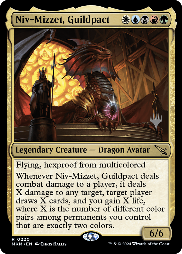 Image of Niv-Mizzet, Guildpact (PPMKM-220) - Murders at Karlov Manor Promos Foil