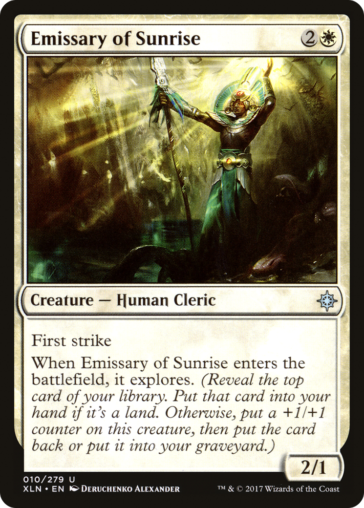 Image of Emissary of Sunrise (XLN-010) - Ixalan Foil