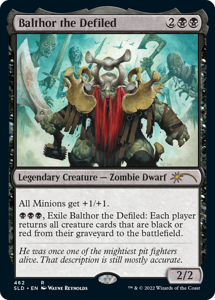 Image of Balthor the Defiled (SLD-462) - Secret Lair Drop Foil
