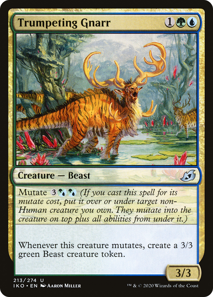 Image of Trumpeting Gnarr (IKO-213) - Ikoria: Lair of Behemoths