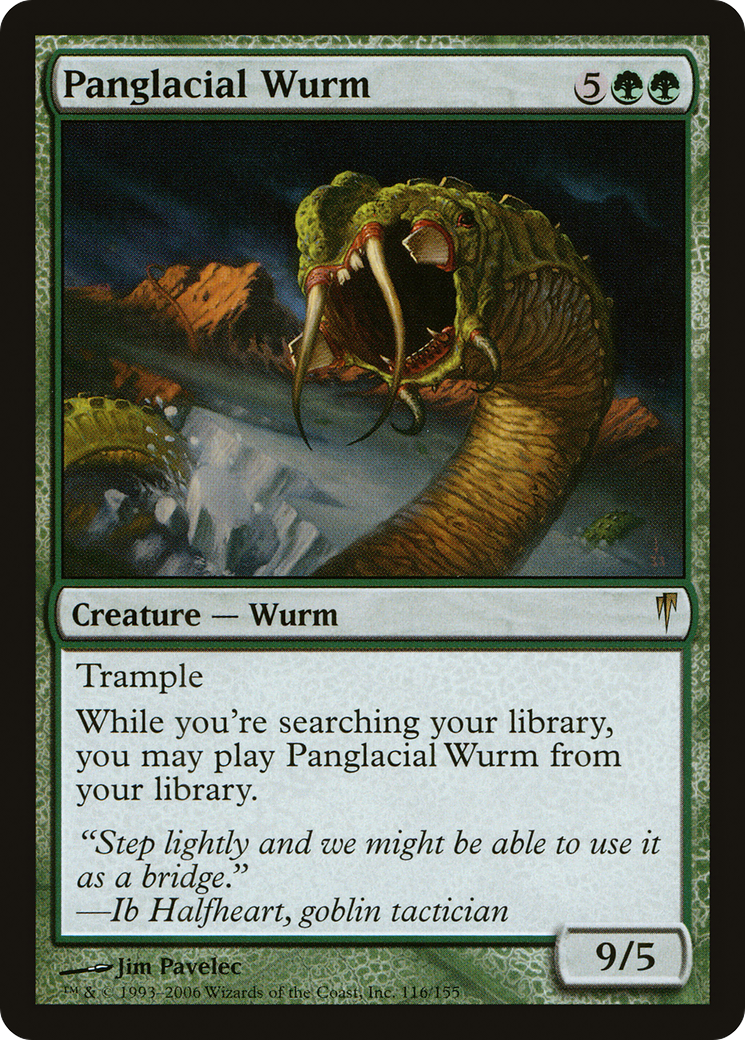 Image of Panglacial Wurm (CSP-116) - Coldsnap Foil