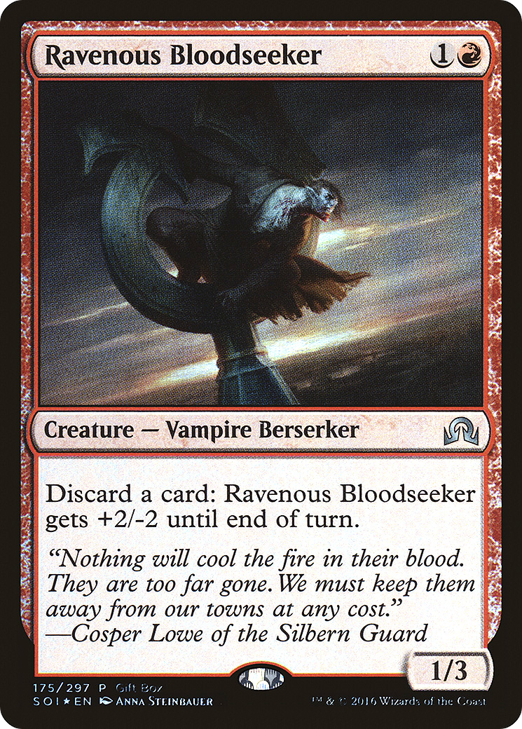 Image of Ravenous Bloodseeker (GBP-175) - Shadows over Innistrad Promos Foil