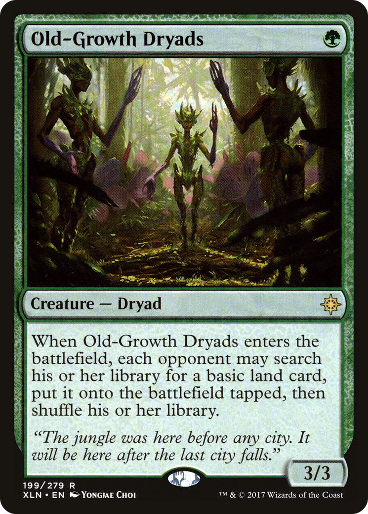 Image of Old-Growth Dryads (XLN-199) - Ixalan Foil