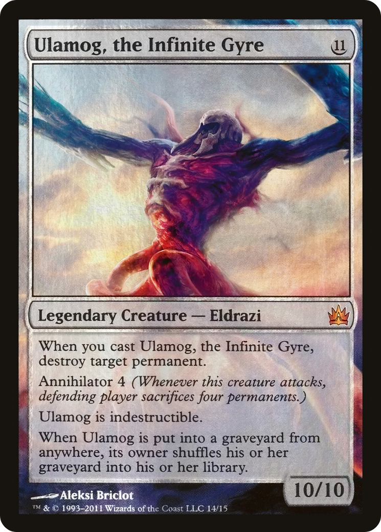 Image of Ulamog, the Infinite Gyre (V11-) - From the Vault: Legends Foil