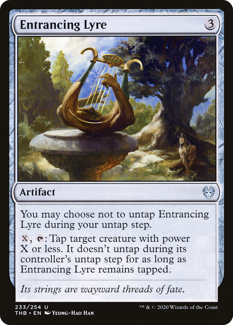 Image of Entrancing Lyre (THB-233) - Theros Beyond Death Foil