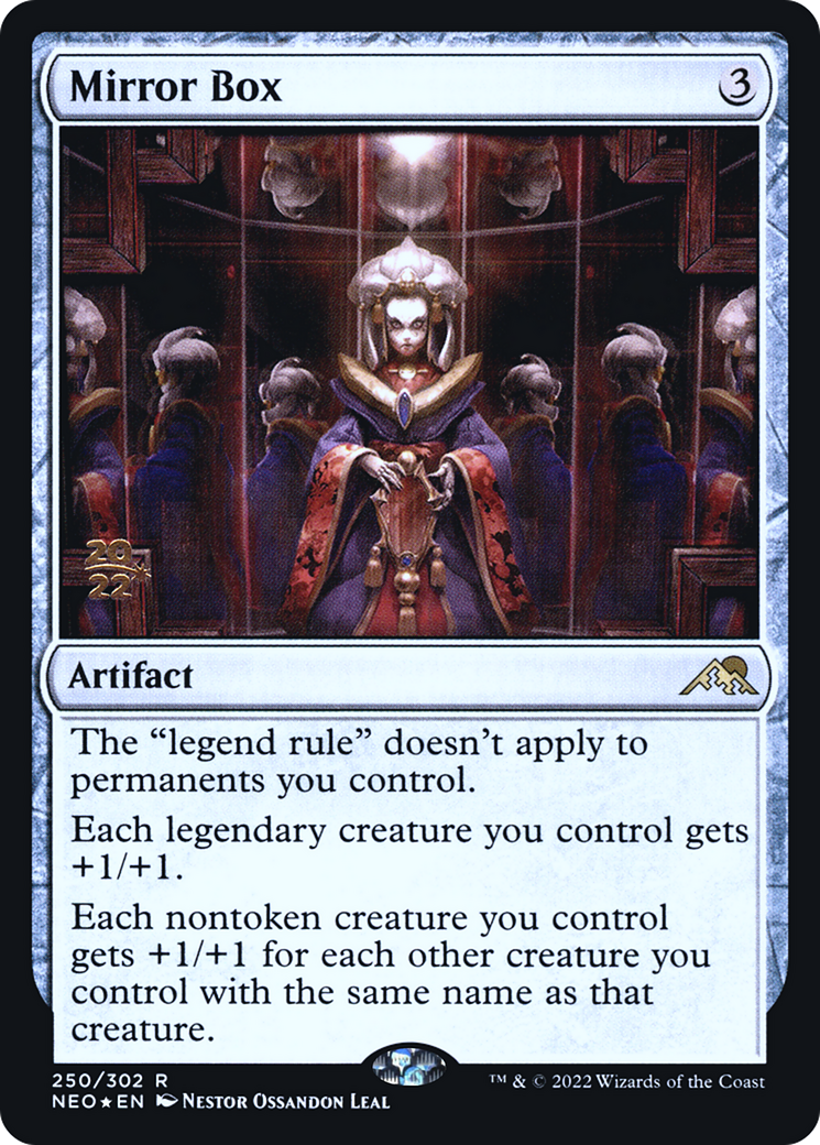 Image of Mirror Box (PRE-250) - Kamigawa: Neon Dynasty Promos Foil